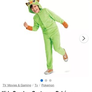 Vibrant Green Owl Costume for Kids
